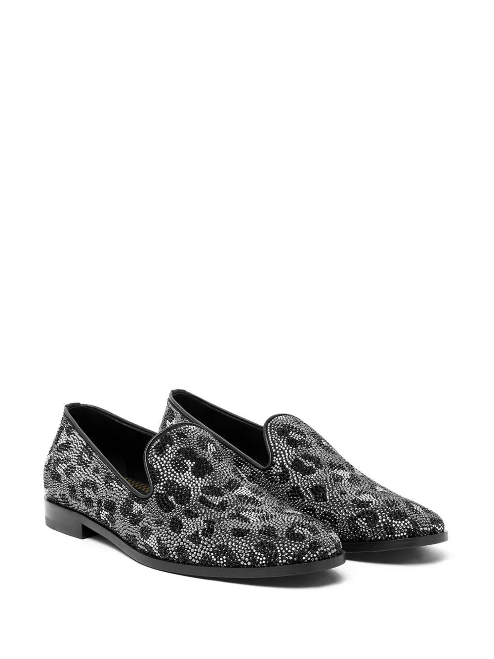 Versace leopard-print loafers
