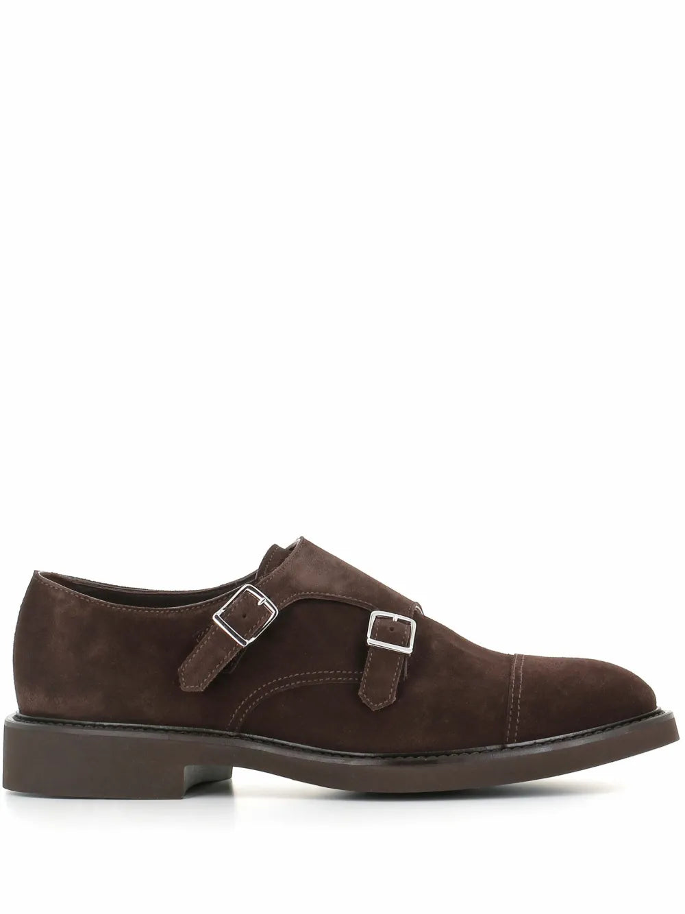 Doucal's suede monk shoes