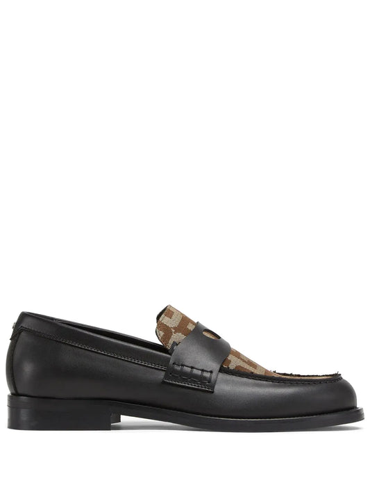 GCDS Wirdo monogram-print loafers