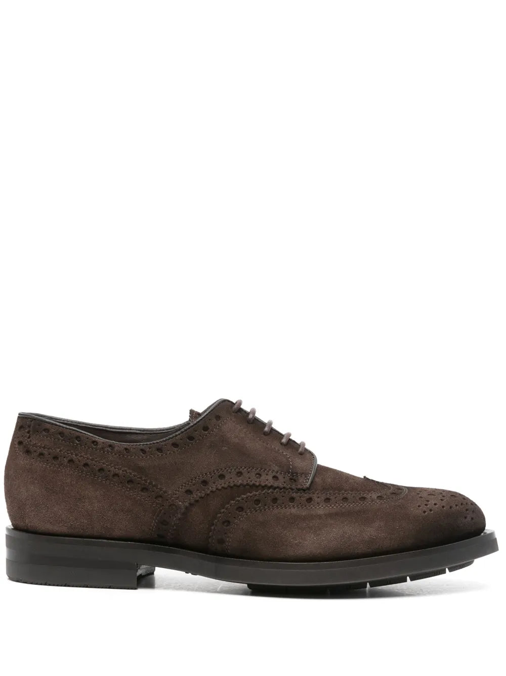 Santoni suede brogues