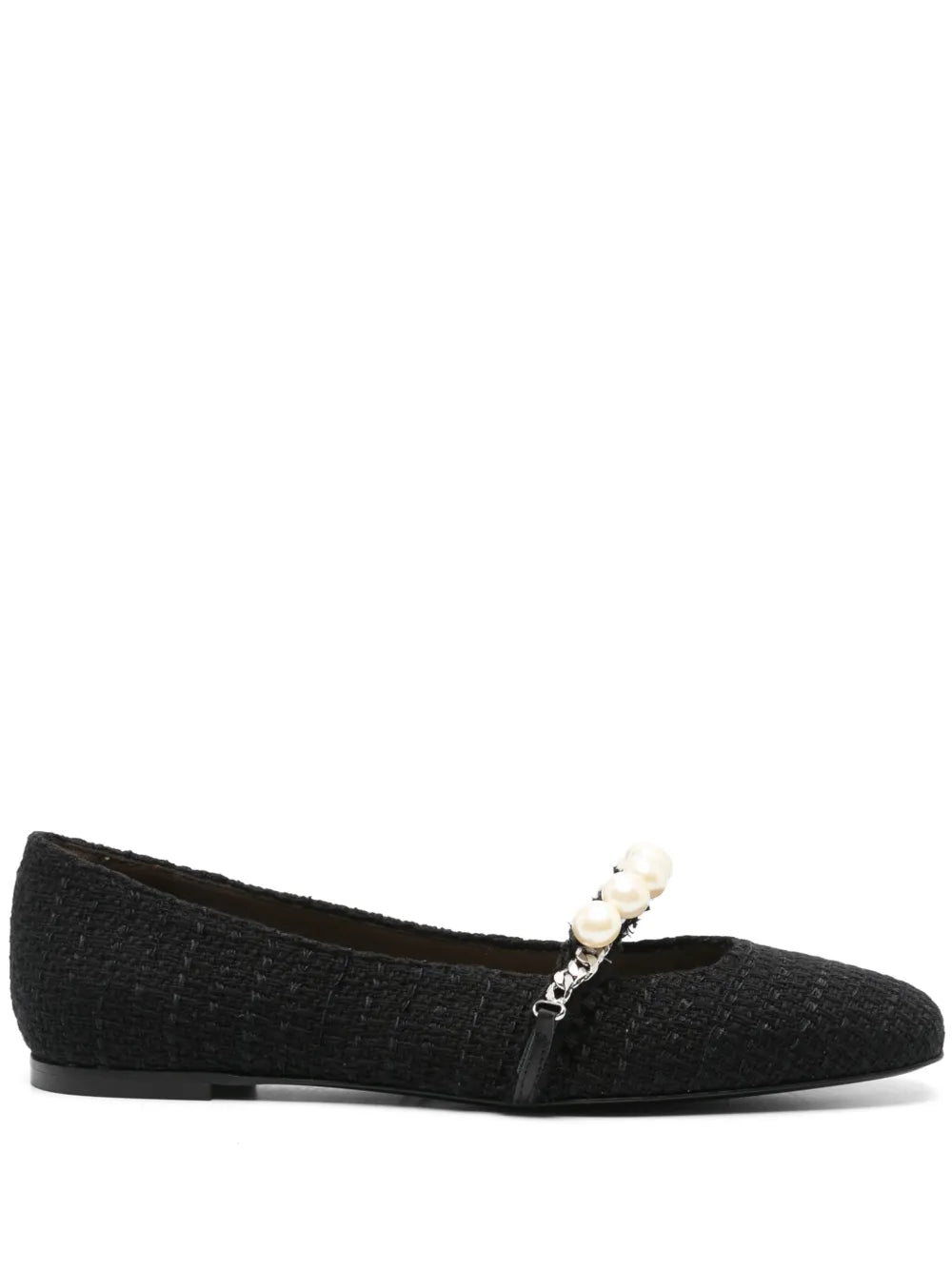 Roberto Festa tweed ballerina shoes