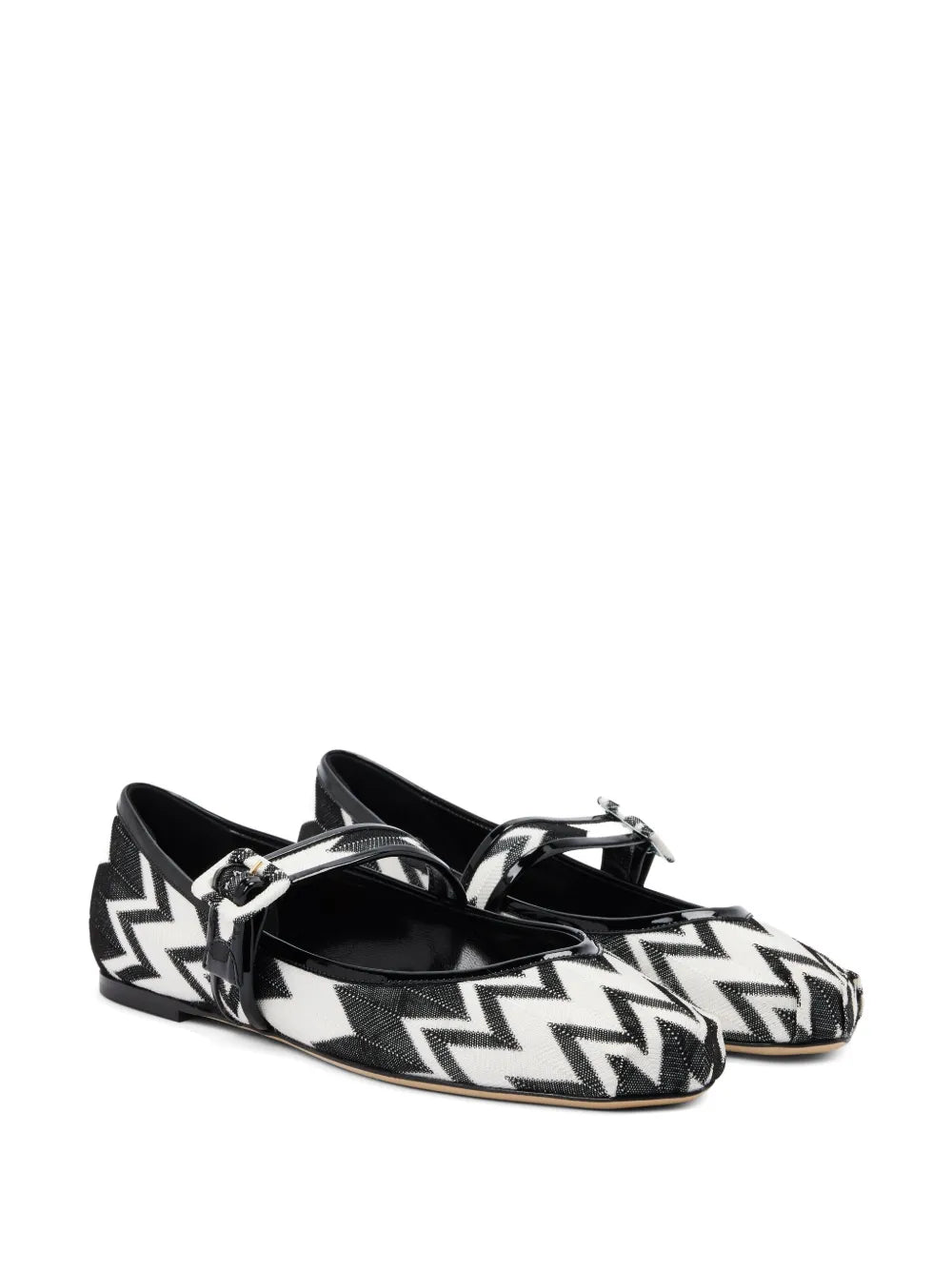 Missoni Zigzag-pattern ballerinas
