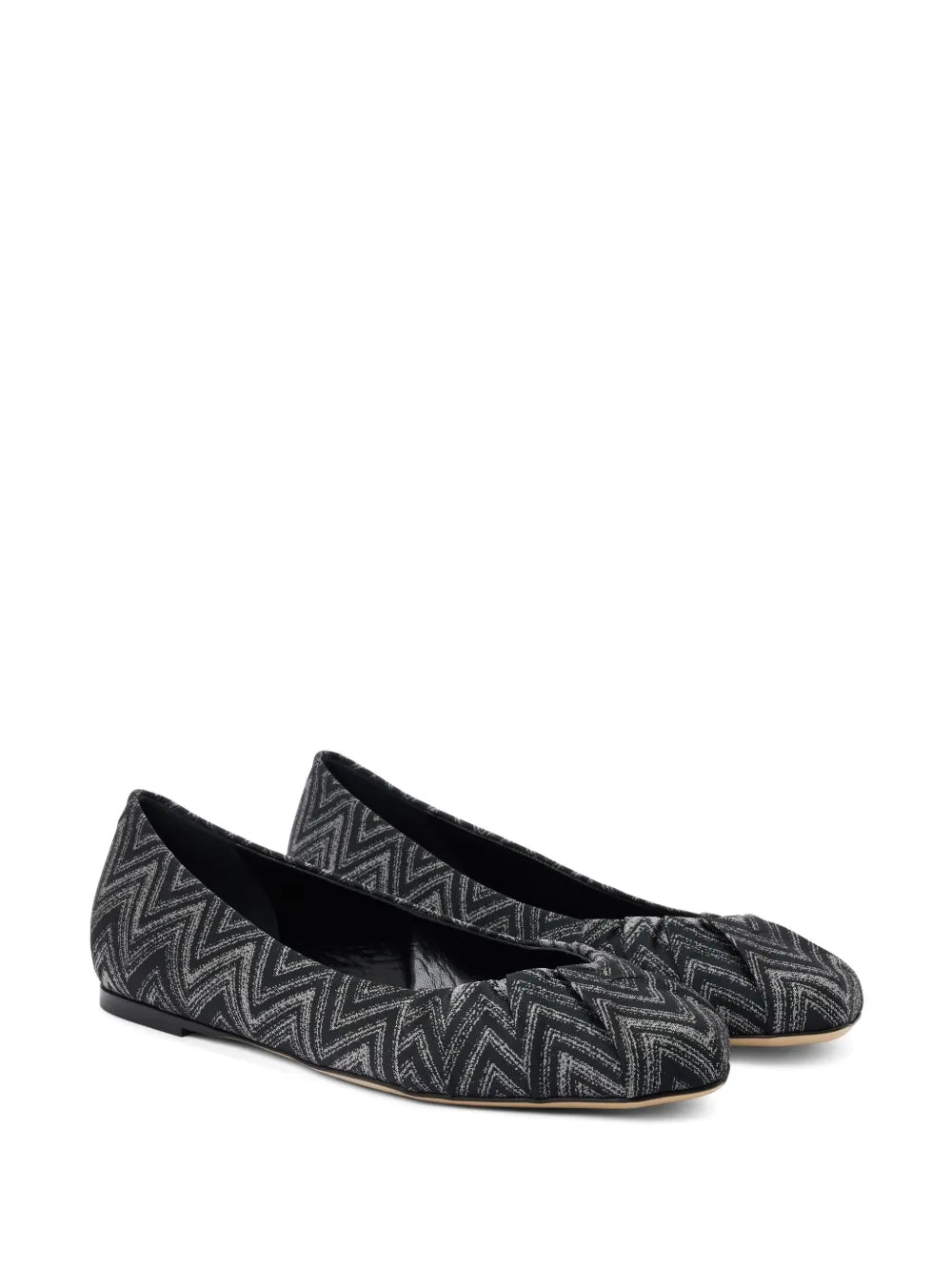 Missoni Zigzag-pattern ballerinas
