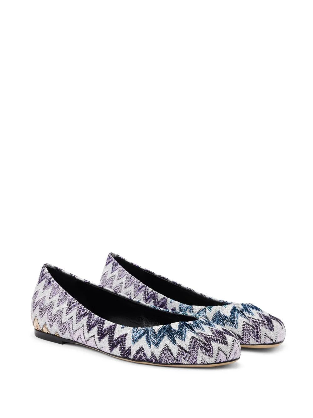 Missoni Zigzag-pattern ballerinas