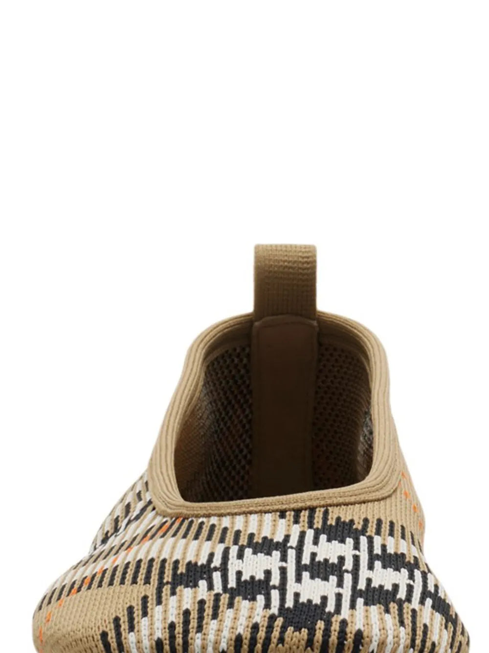 Burberry checkered knitted ballerina shoes