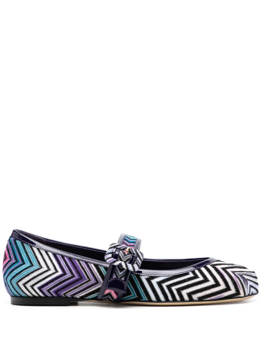 Missoni wave ballerina shoes