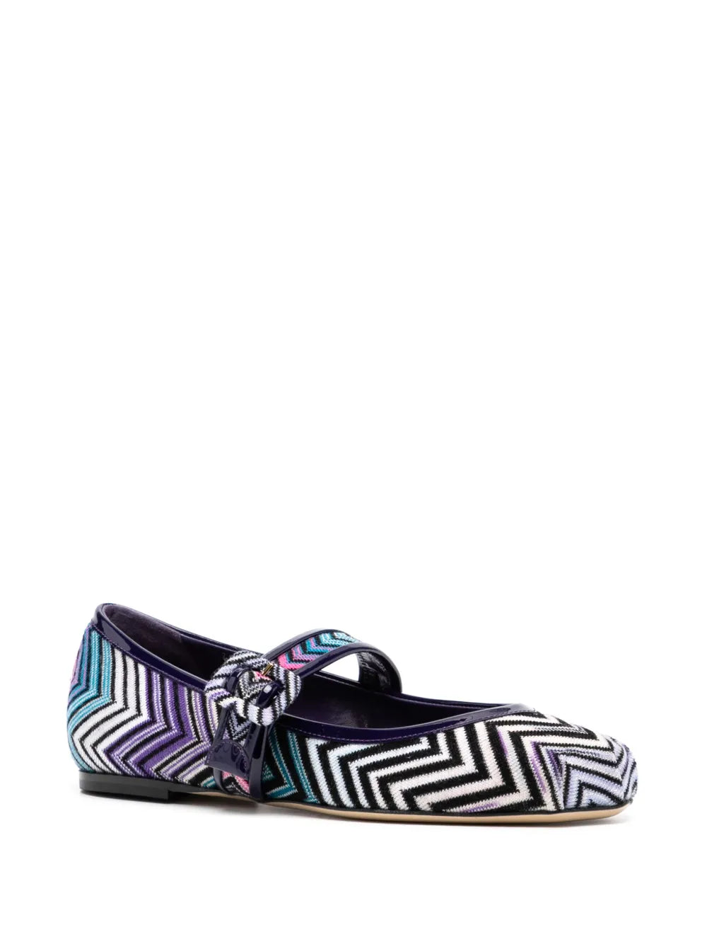Missoni wave ballerina shoes