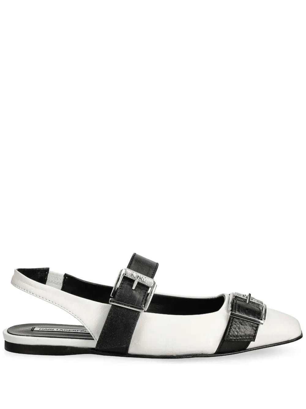 Karl Lagerfeld Konnie Double Strap ballet flats