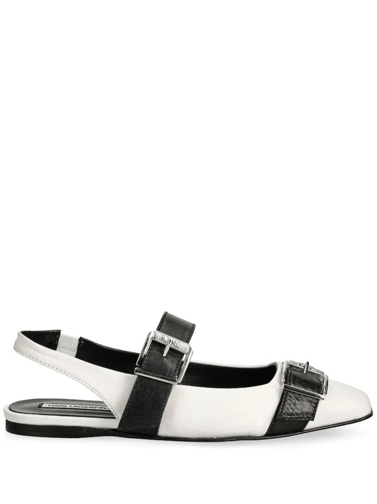 Karl Lagerfeld Konnie Double Strap ballet flats