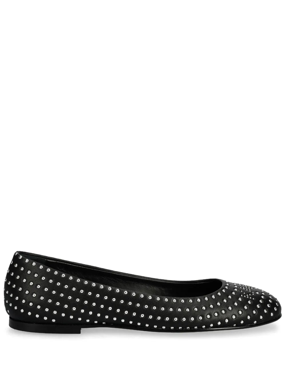 Karl Lagerfeld stud embellishment ballerina shoes