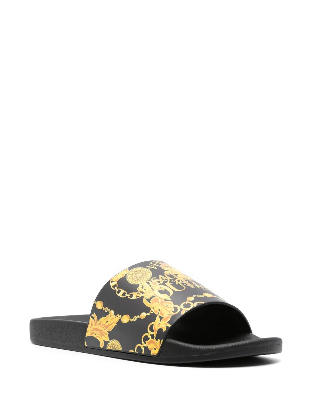 Versace Jeans Couture Chain Couture-print slides