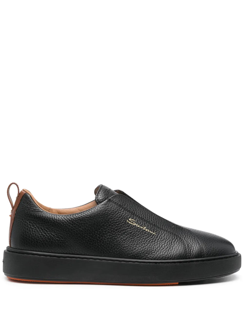 Santoni leather sneakers