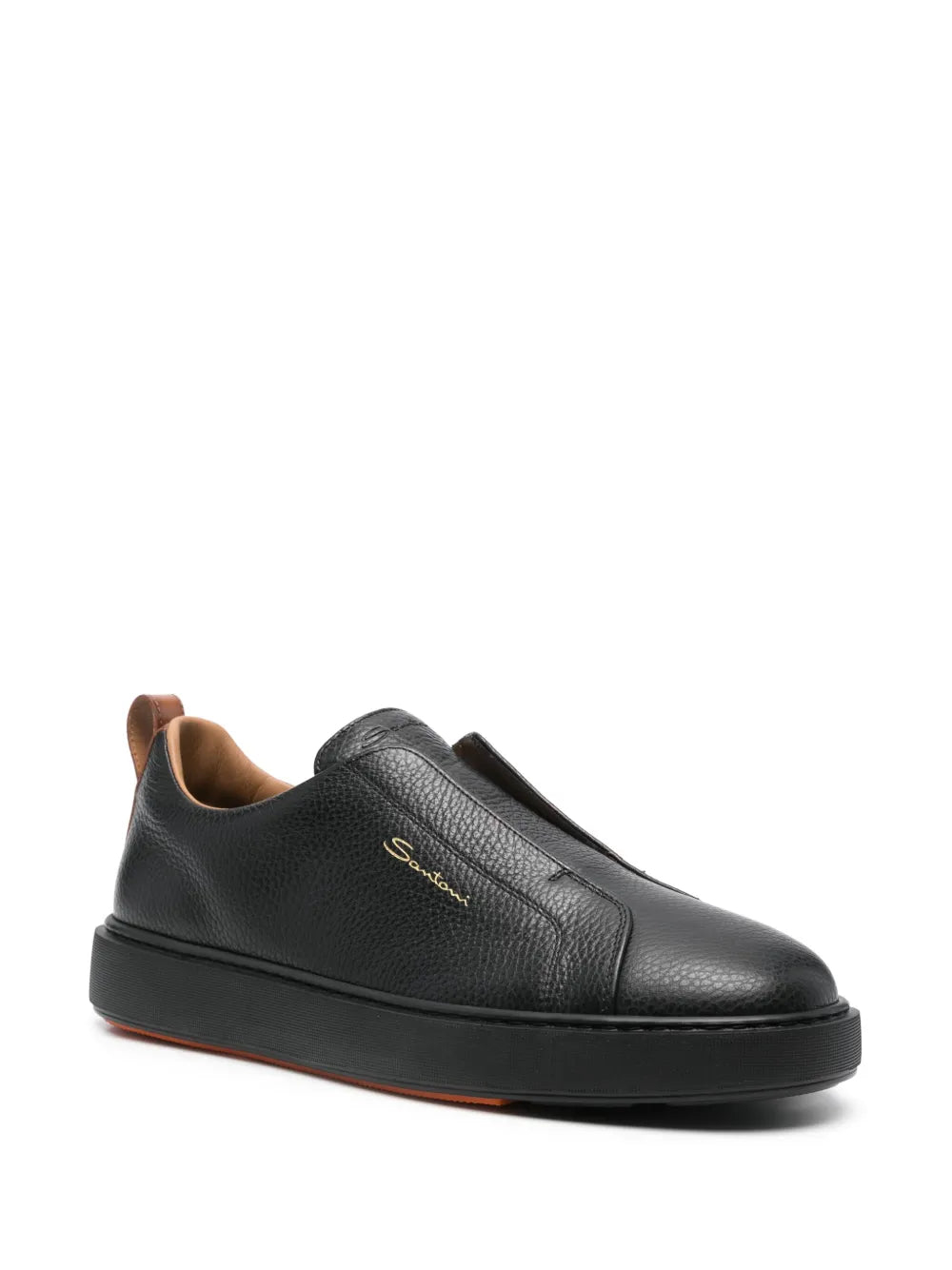 Santoni leather sneakers