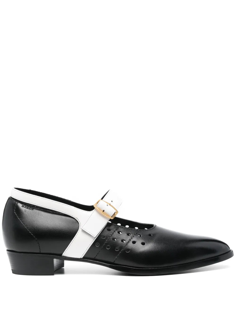 Bally perforated-detail ballet flats