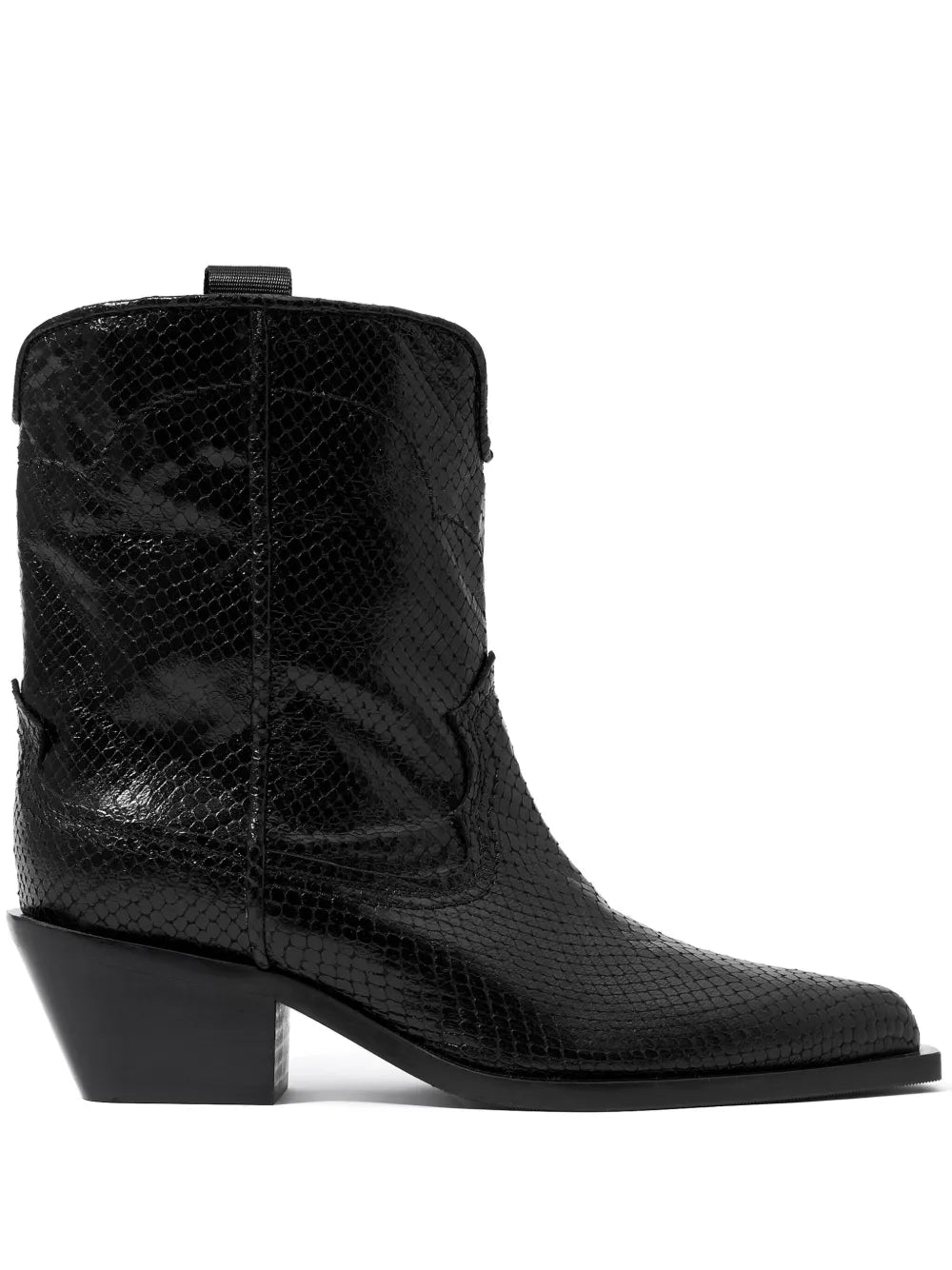 Bimba y Lola snakeskin cowboy boots