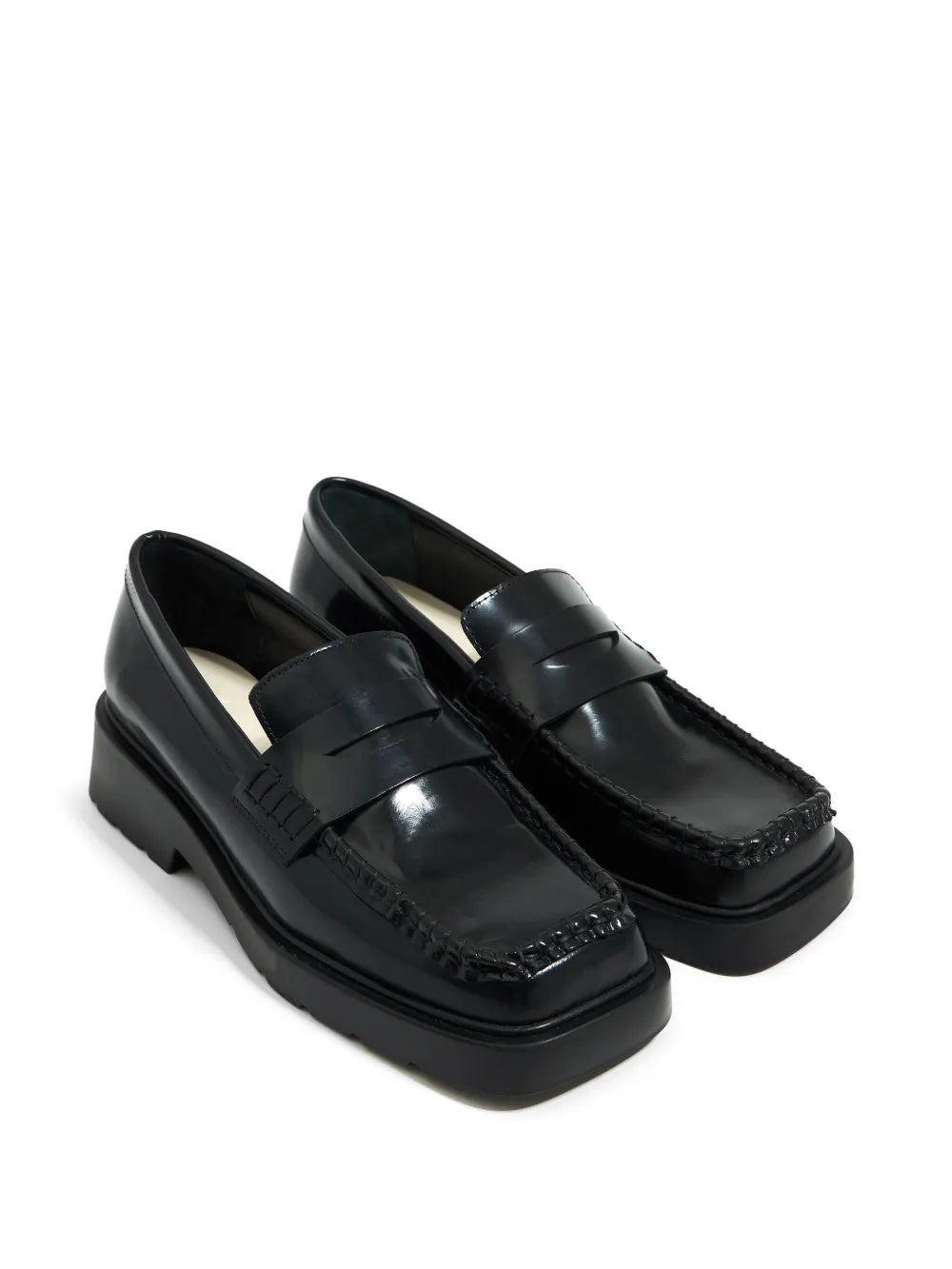Bimba y Lola leather loafers