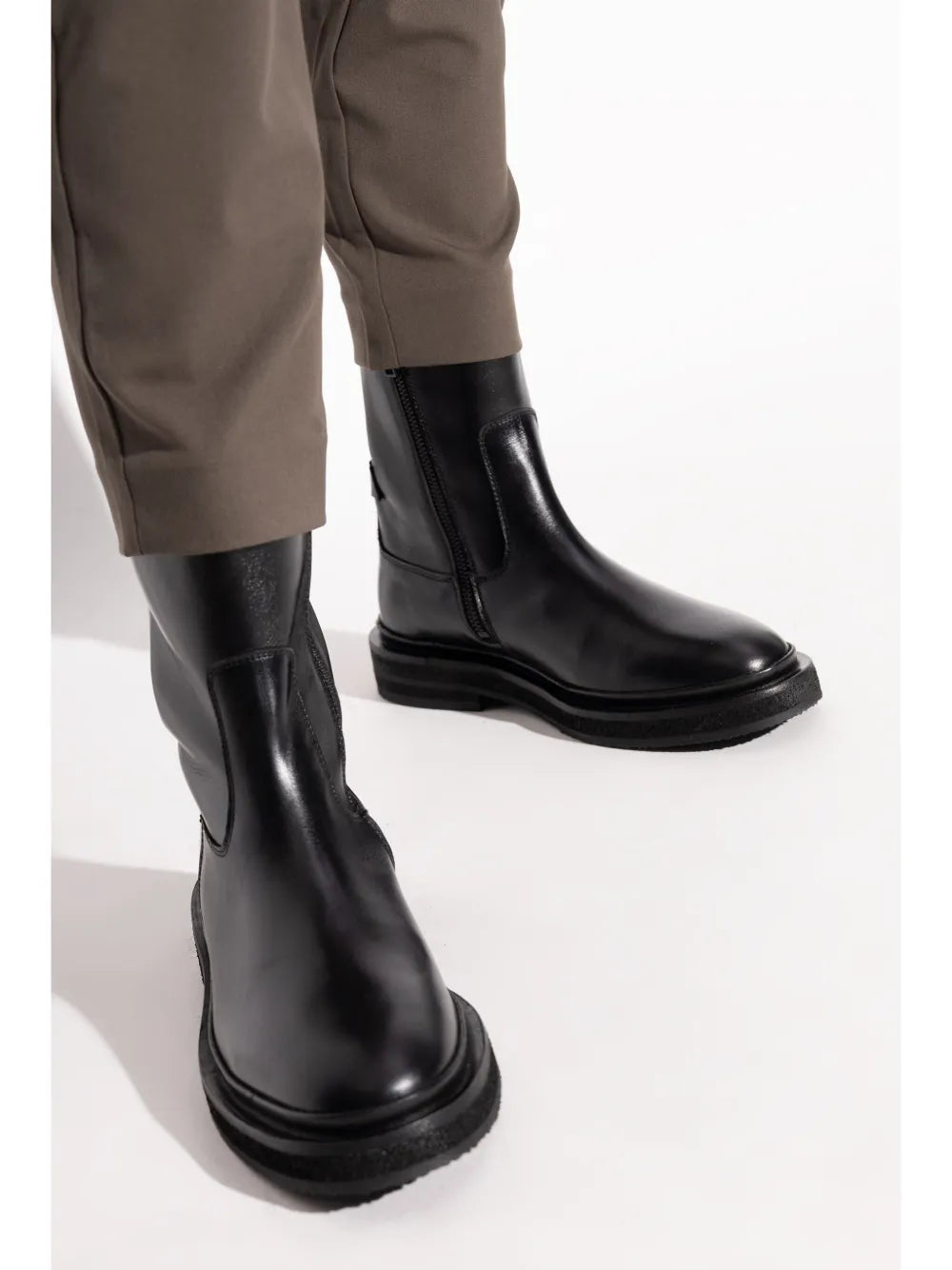 AllSaints Escher leather boots