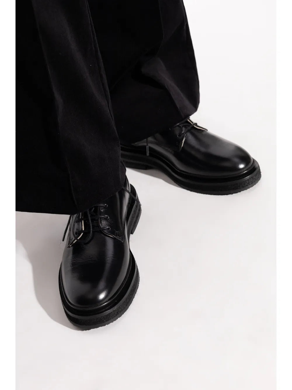 AllSaints Escher leather Oxford shoes