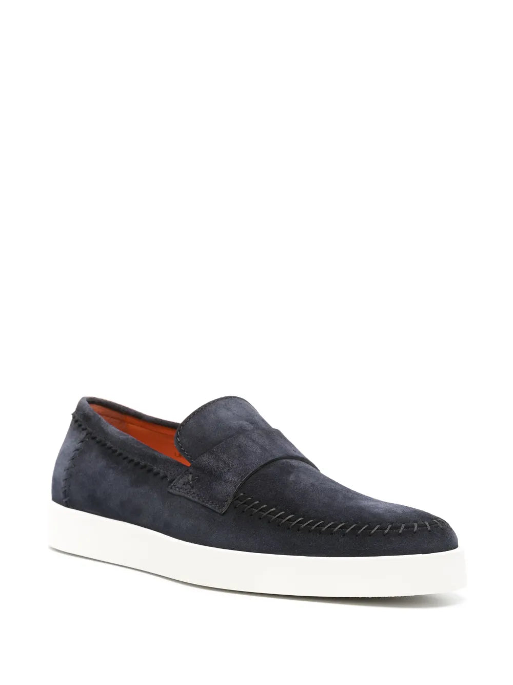 Santoni suede loafers