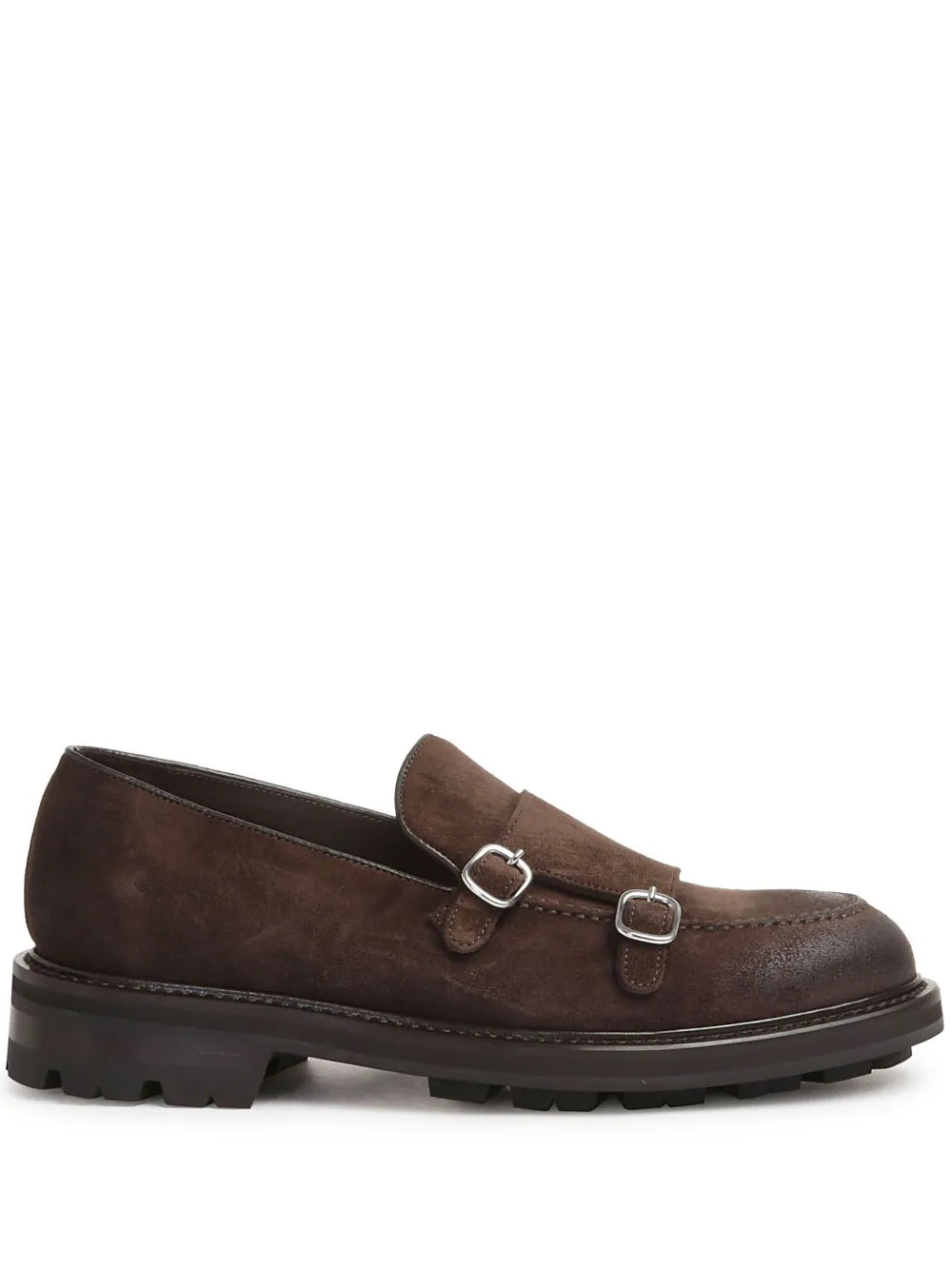 Cenere GB leather monk shoes
