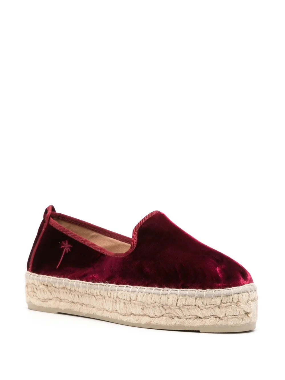Manebi double-sole velvet espadrilles