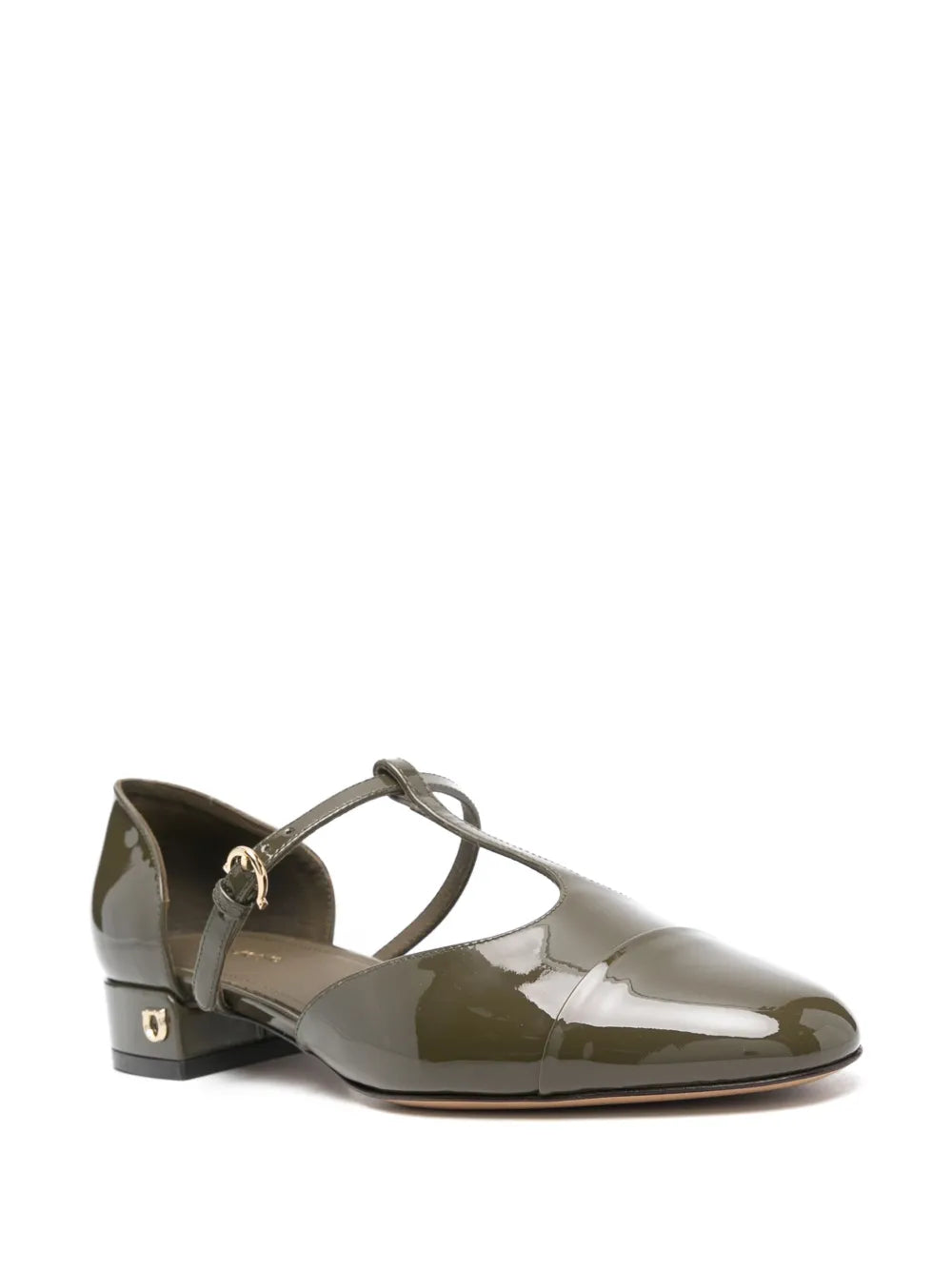 Ferragamo leather ballerina shoes