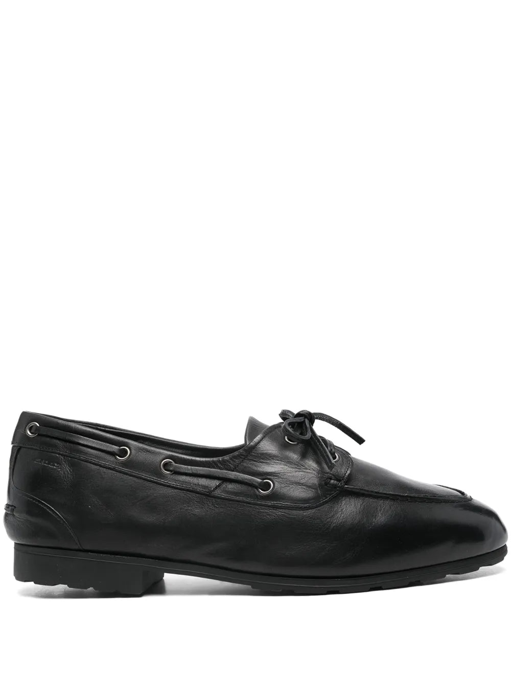 Bally leather boat shoes