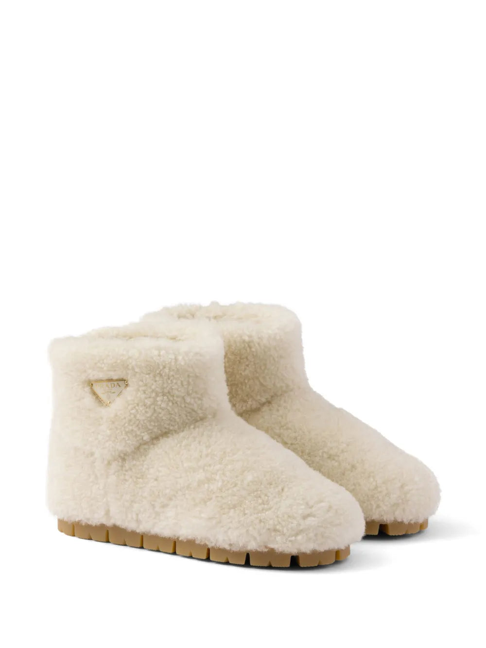 Prada shearling booties