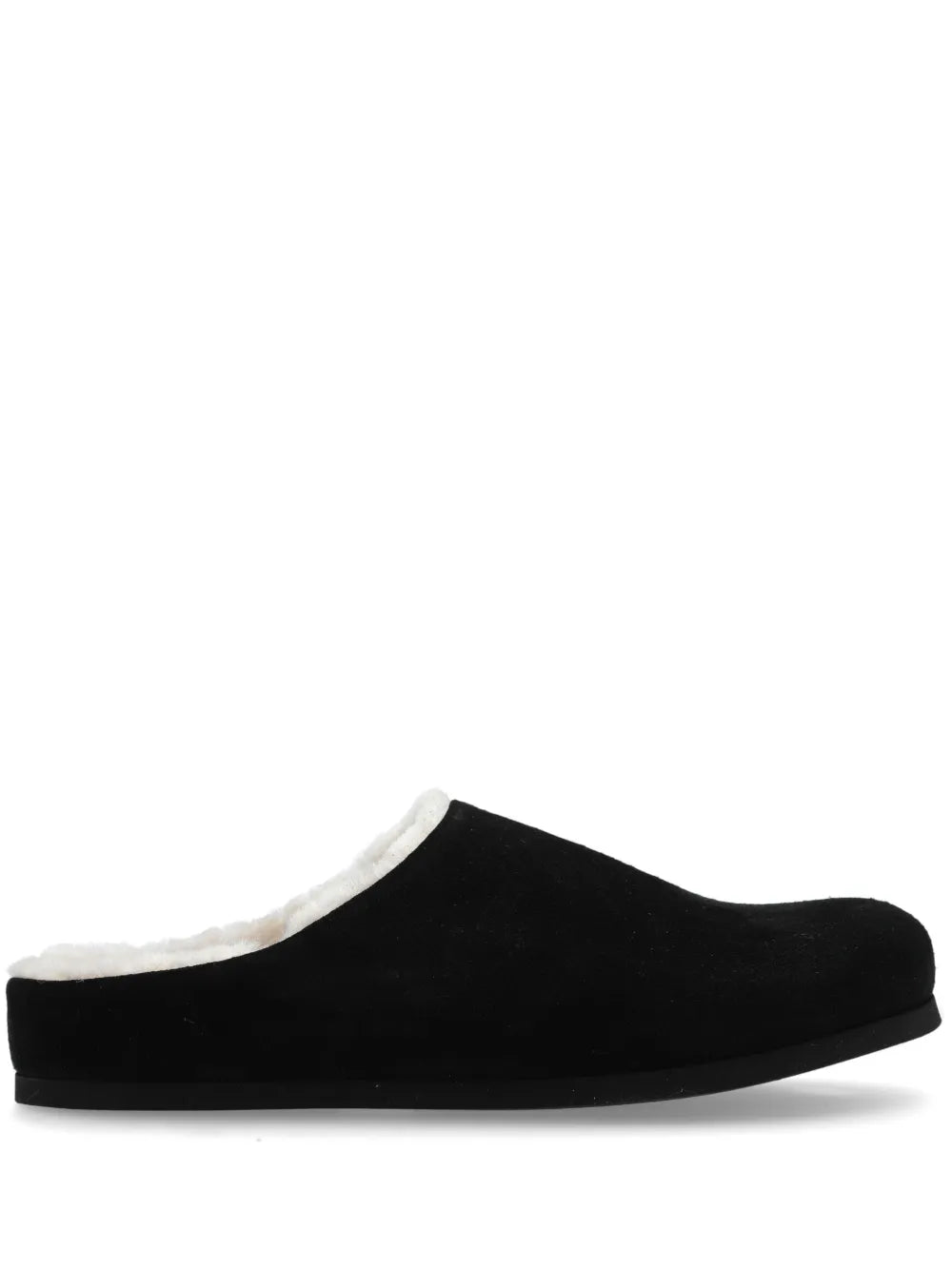 Common Projects shearling clogs