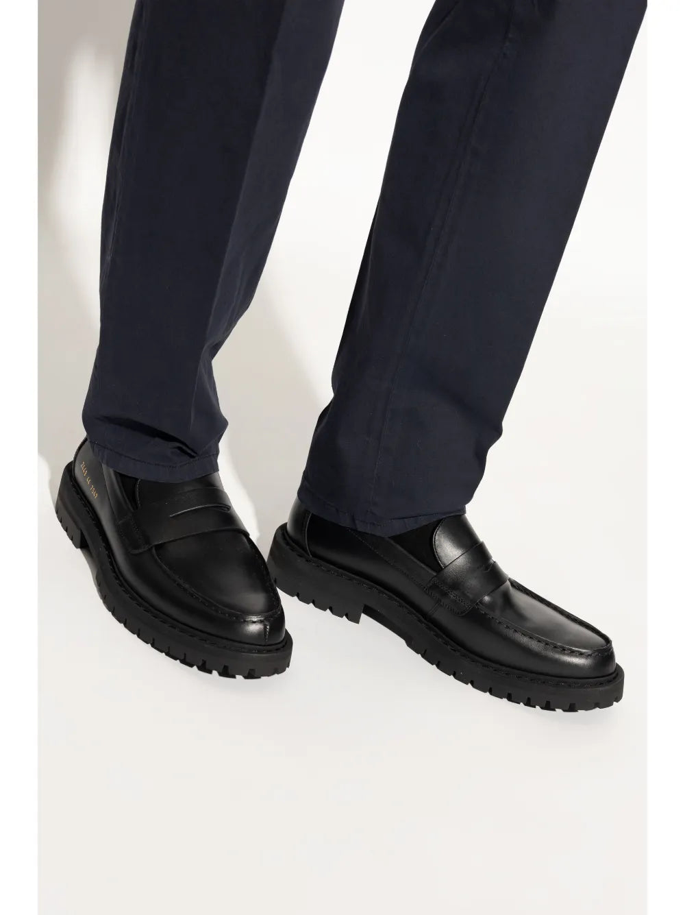 Common Projects round toe leather loafers