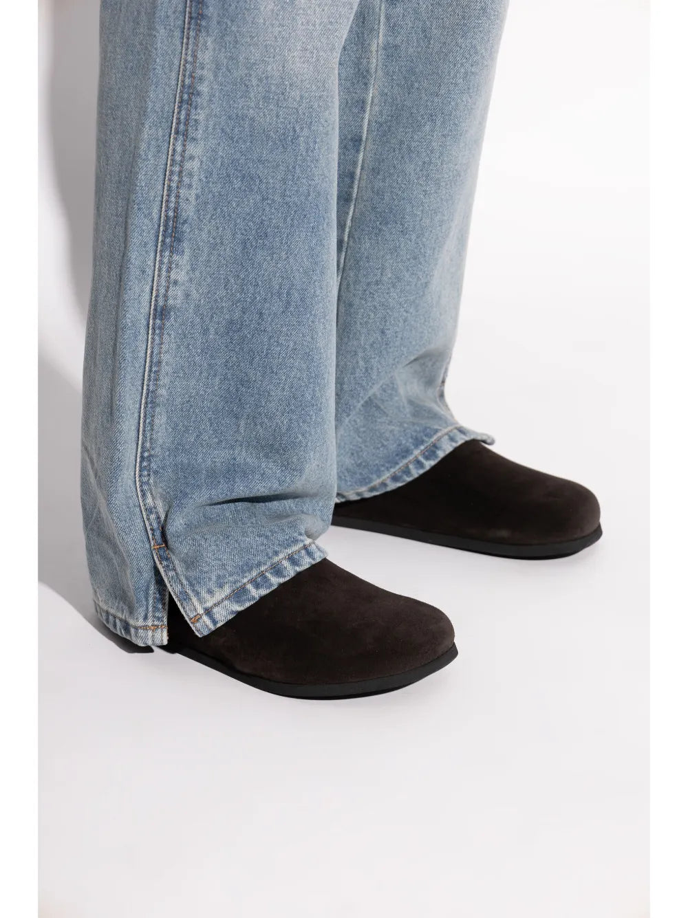 Common Projects shearling clogs