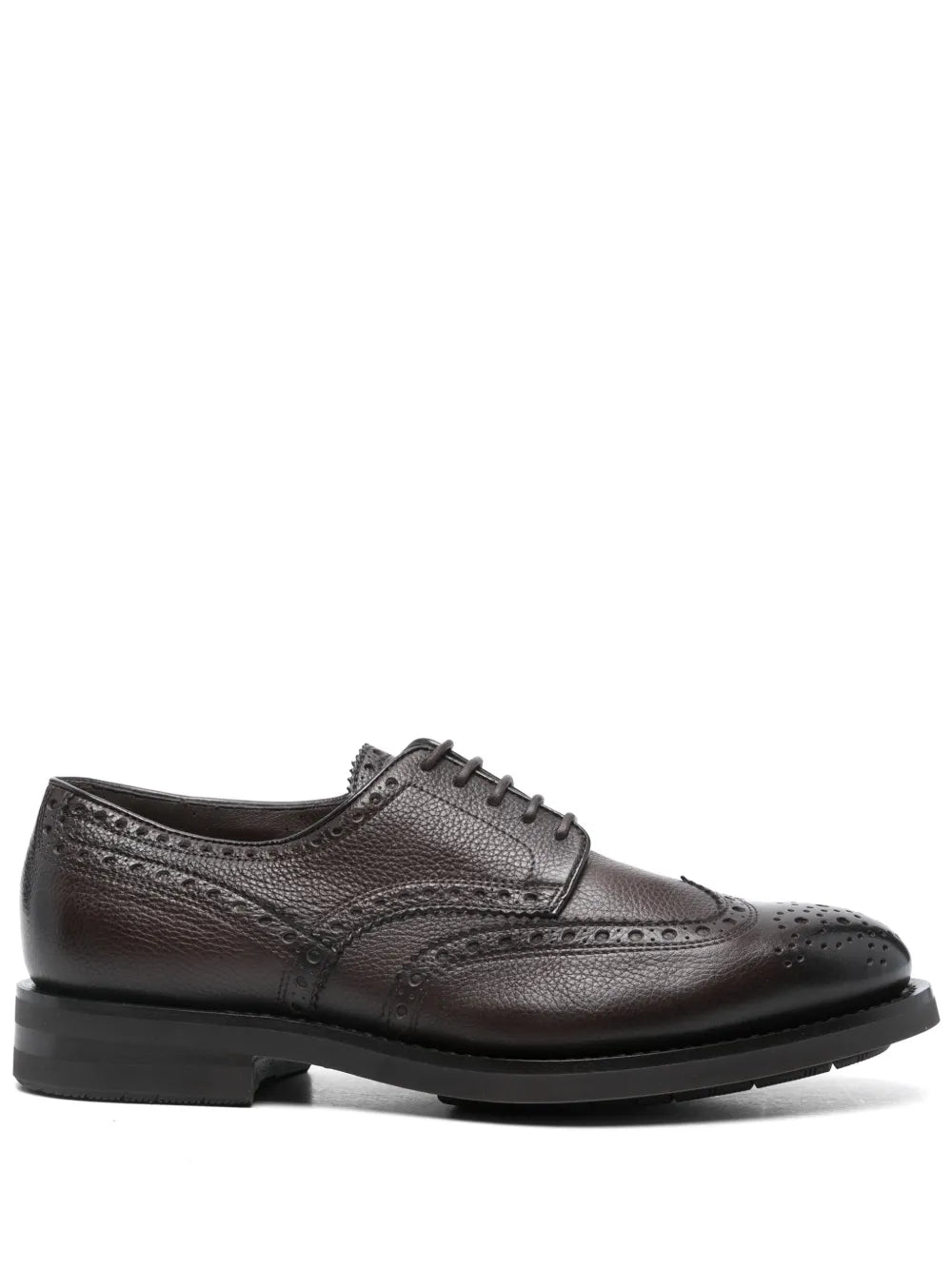 Santoni leather lace-up shoes