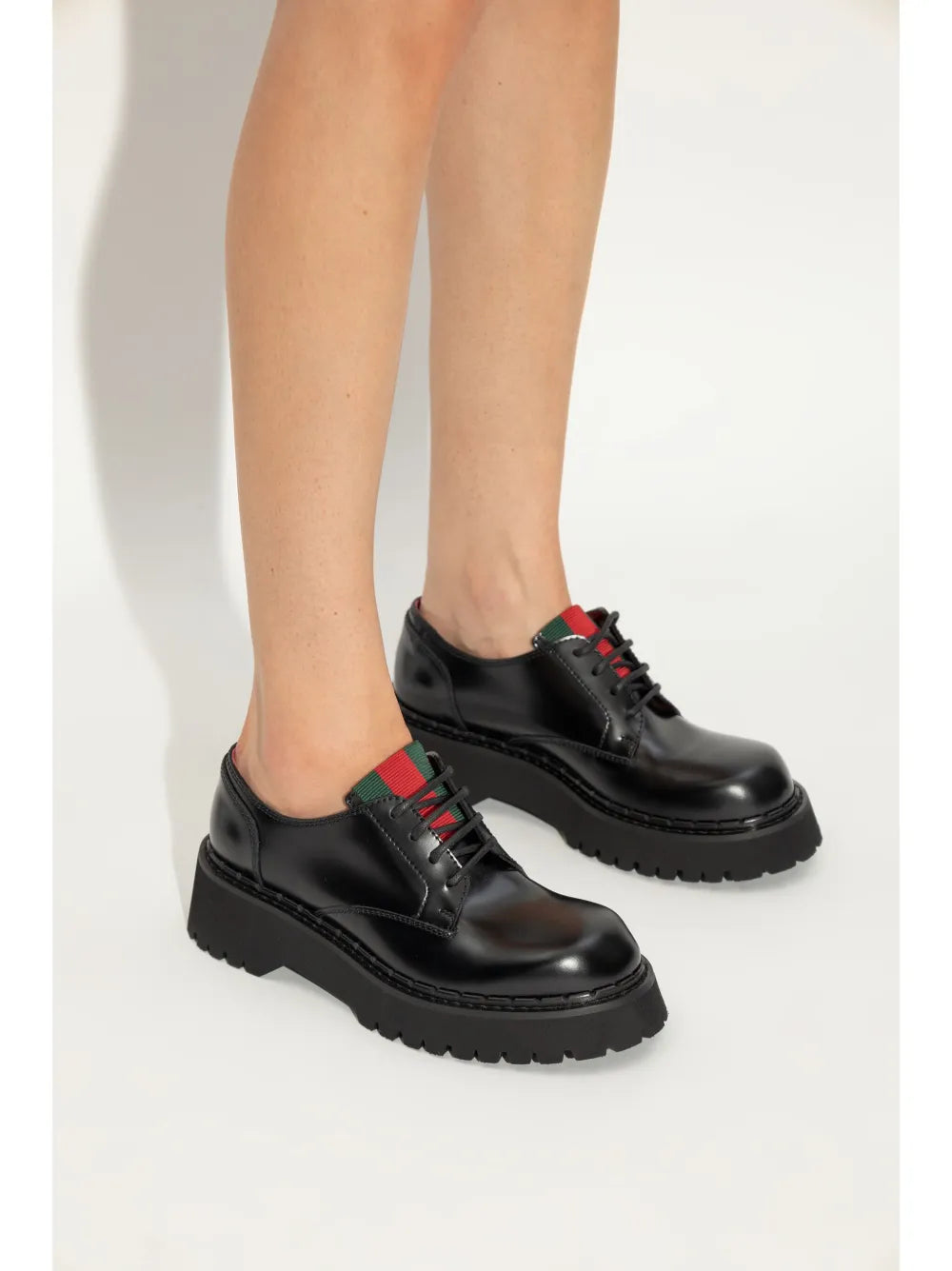 Gucci Web lace-up shoes