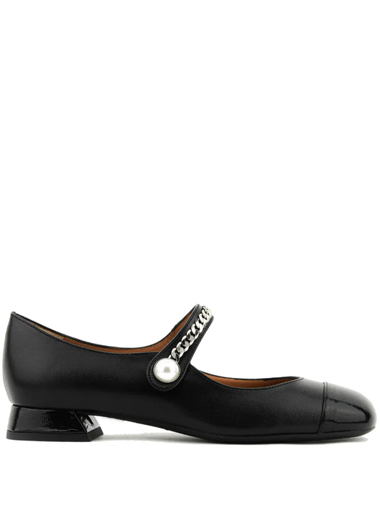 Paul Warmer Taylor chain-trim ballerina shoes