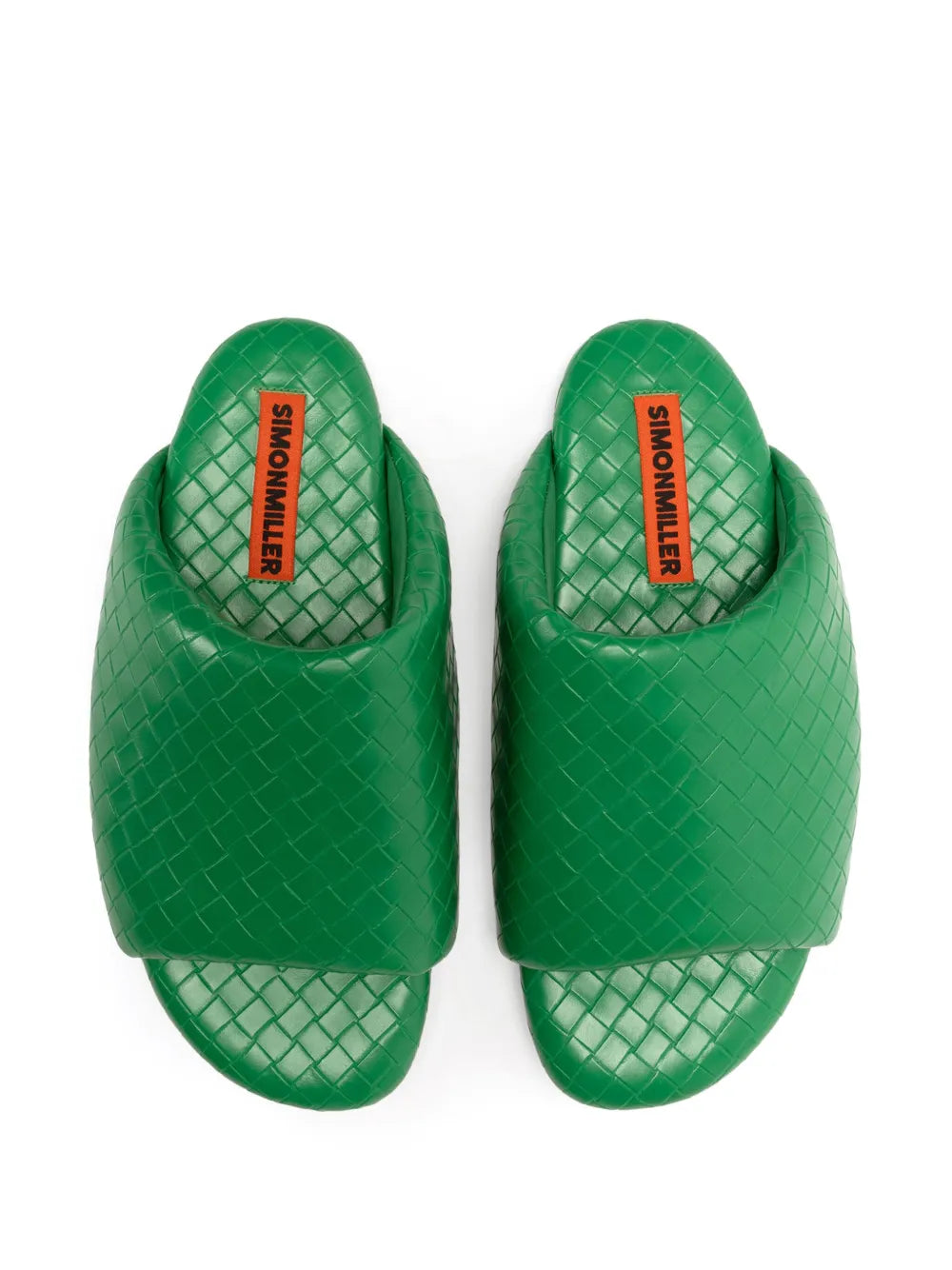 Simon Miller woven-design bubble slides