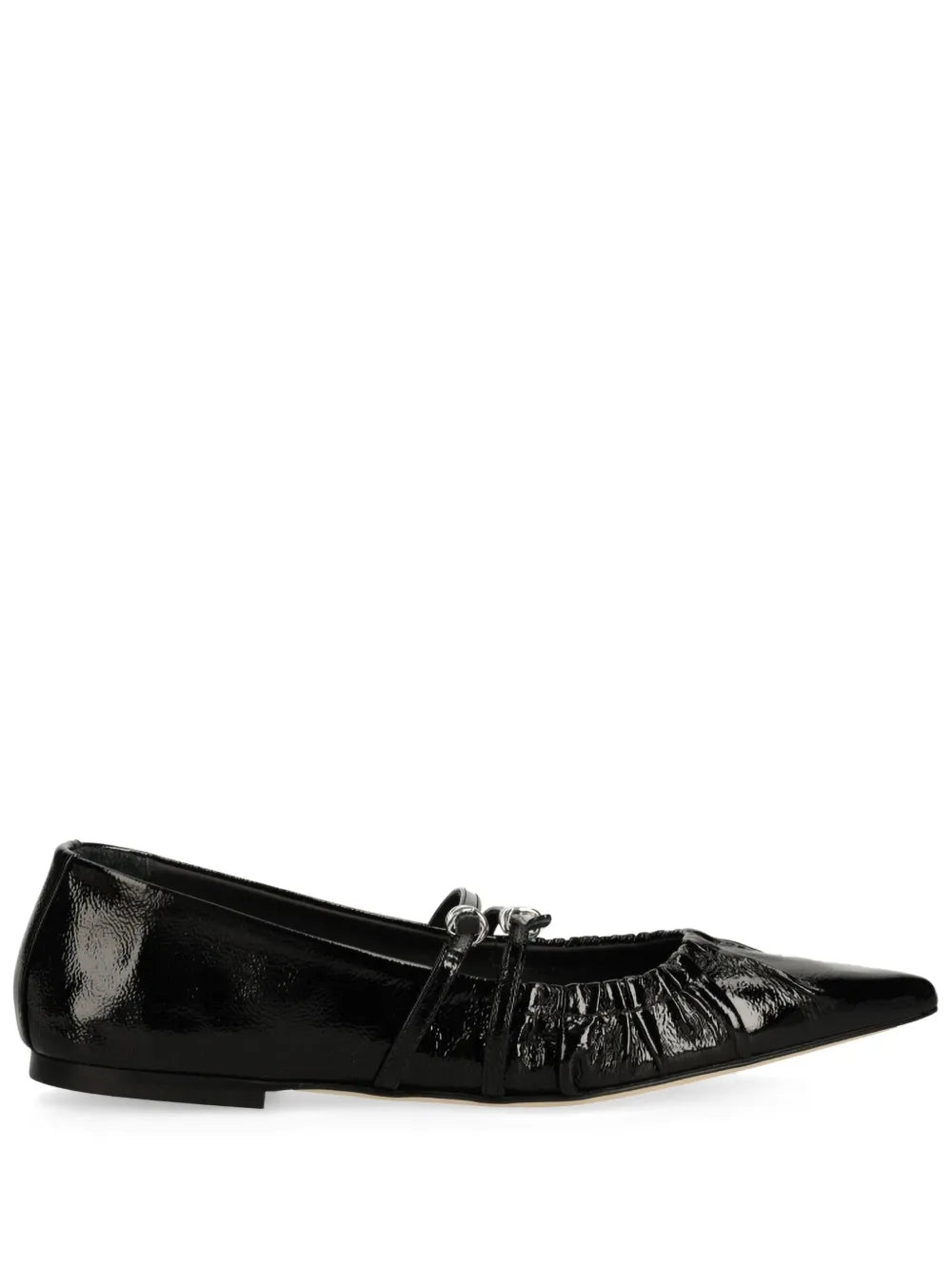 MSGM ruched ballet flats
