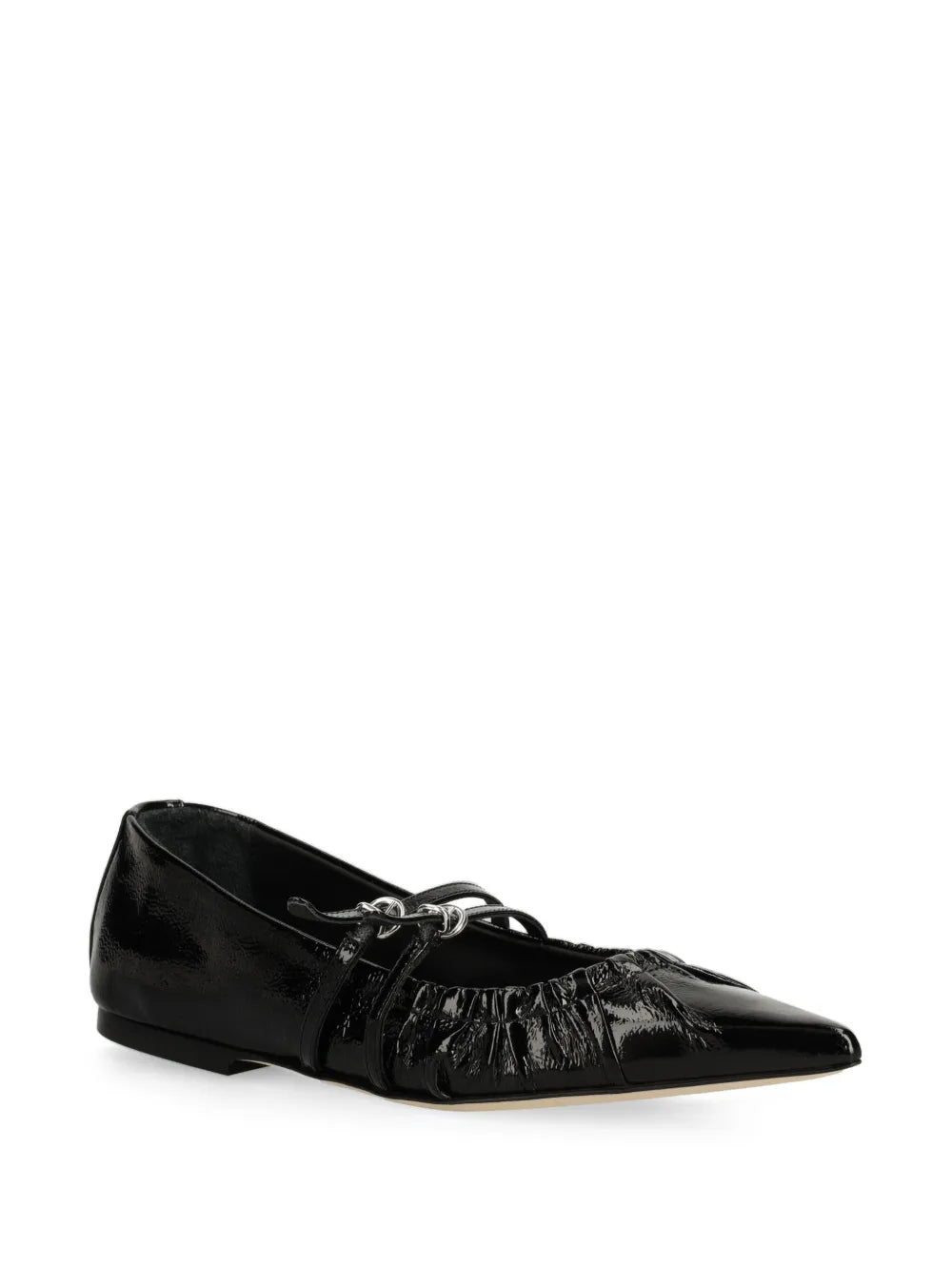 MSGM ruched ballet flats
