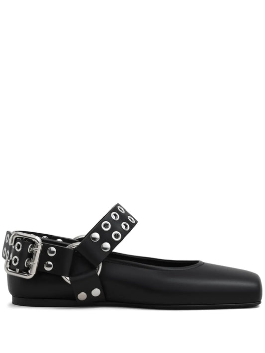 Alaïa leather ballet flats