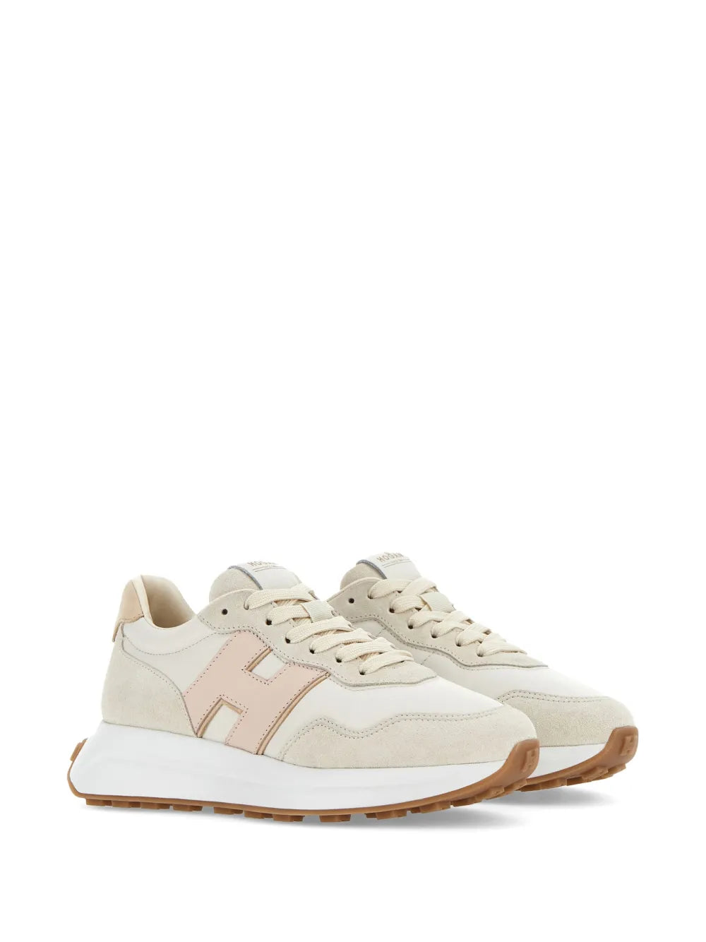 Hogan logo-patch sneakers