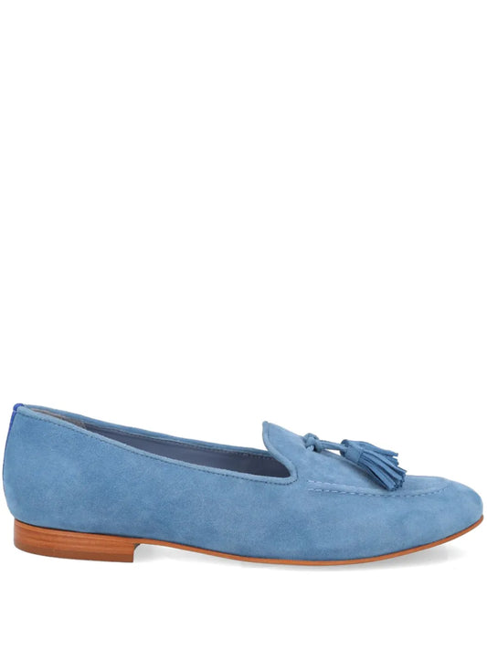 Blue Bird Shoes Tassel suede loafers