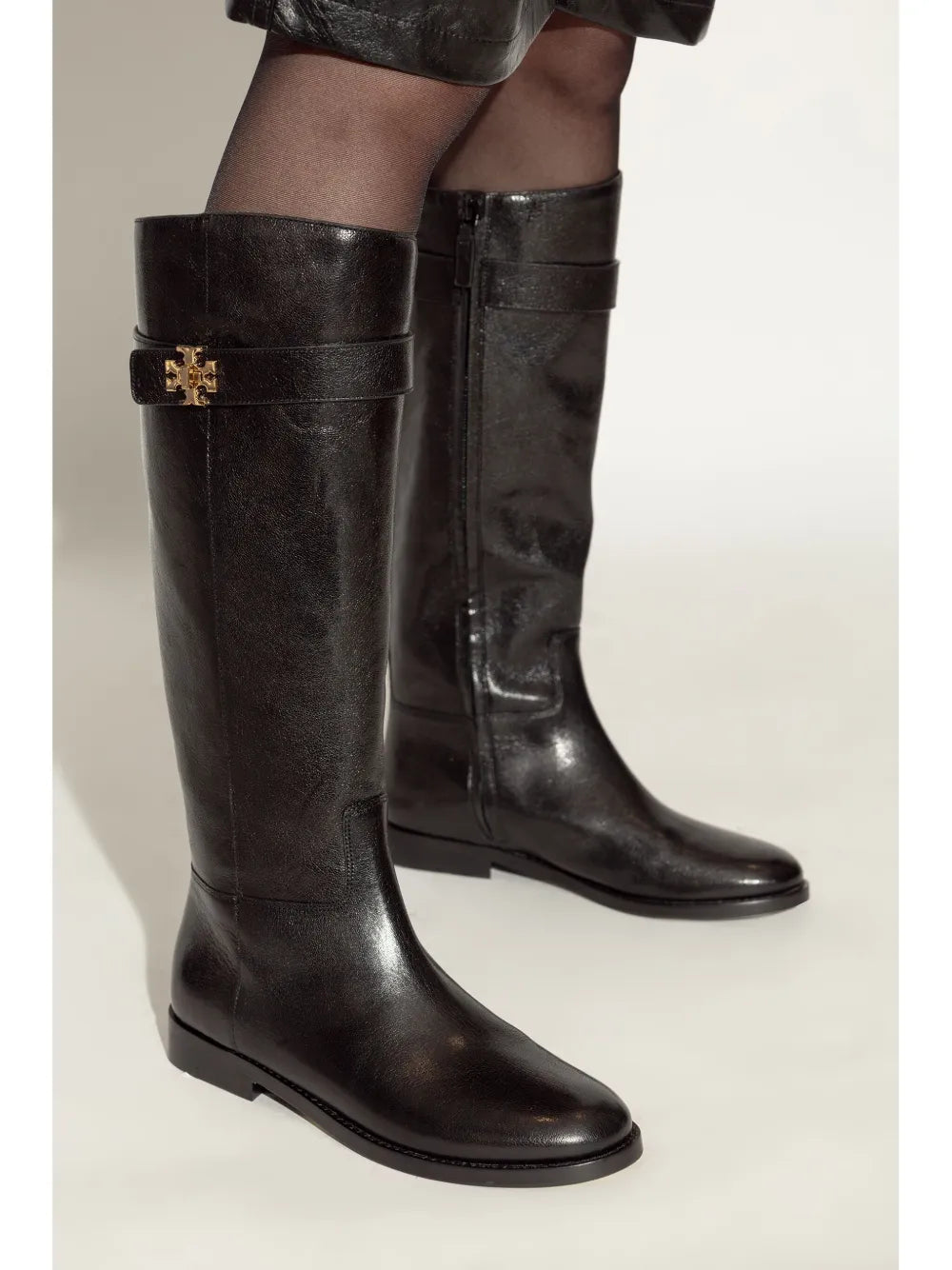 Tory Burch T Lock knee boots