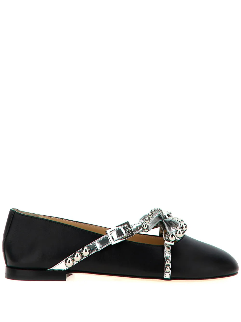 MACH & MACH stud-embellished ballet flats