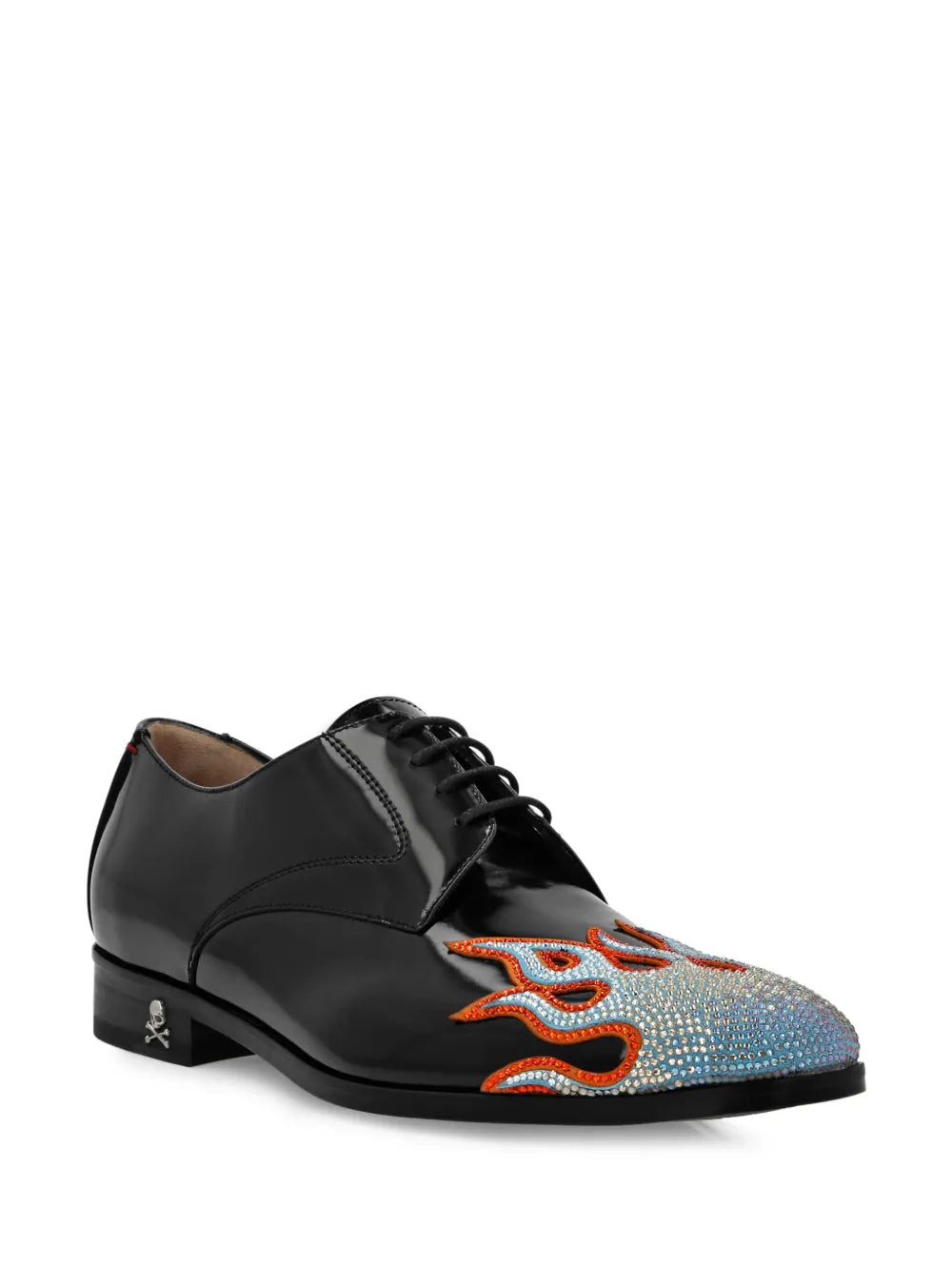 Philipp Plein flame-embellished lace-up shoes