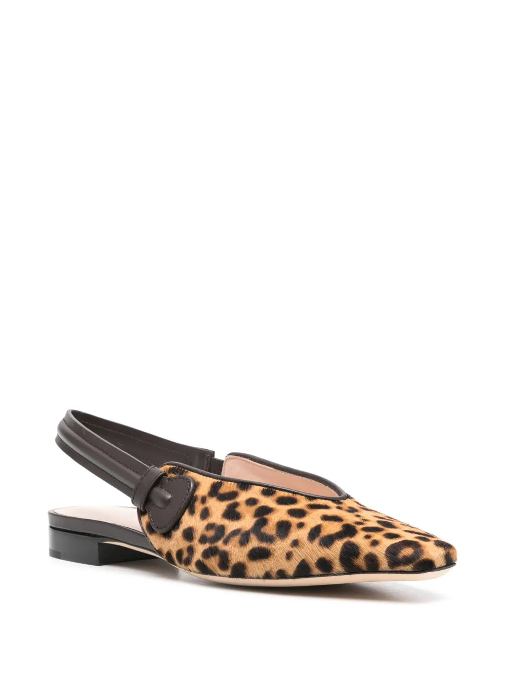 Rodo leopard-print ballerina shoes