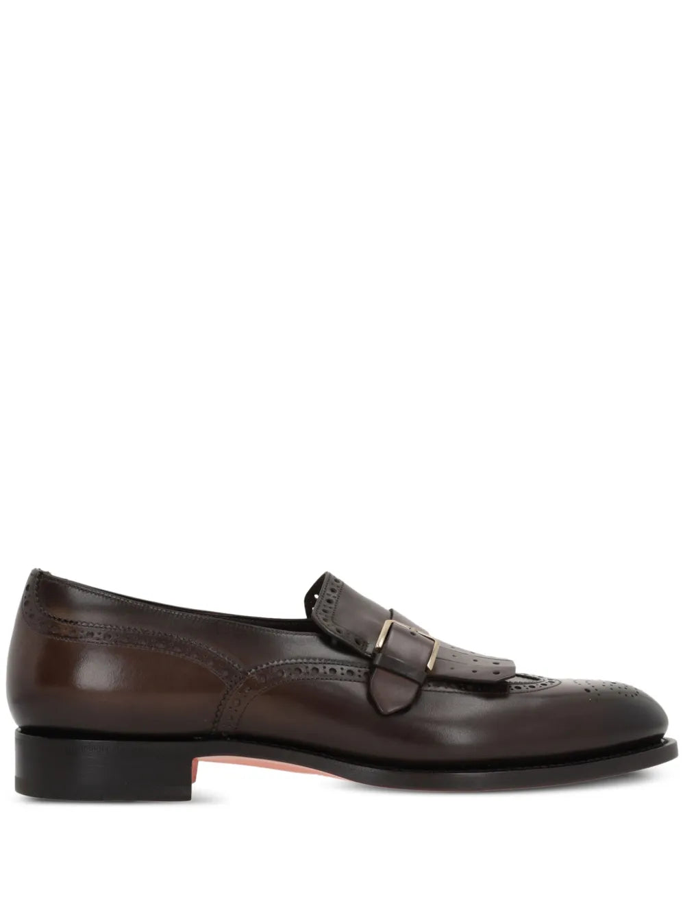 Santoni perforated leather brogues