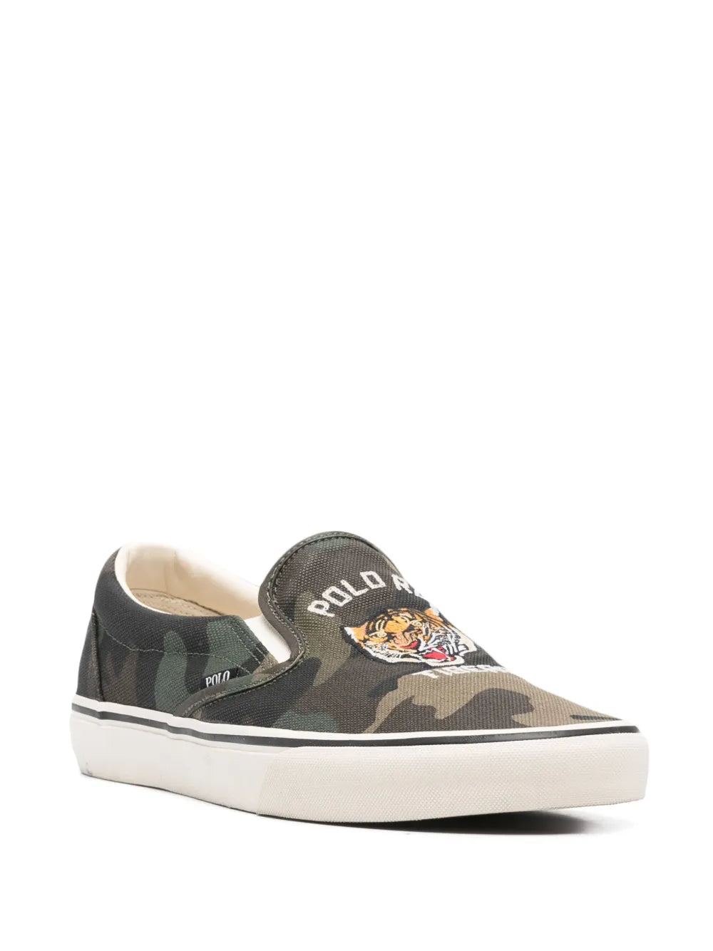 Polo Ralph Lauren tiger-motif sneakers