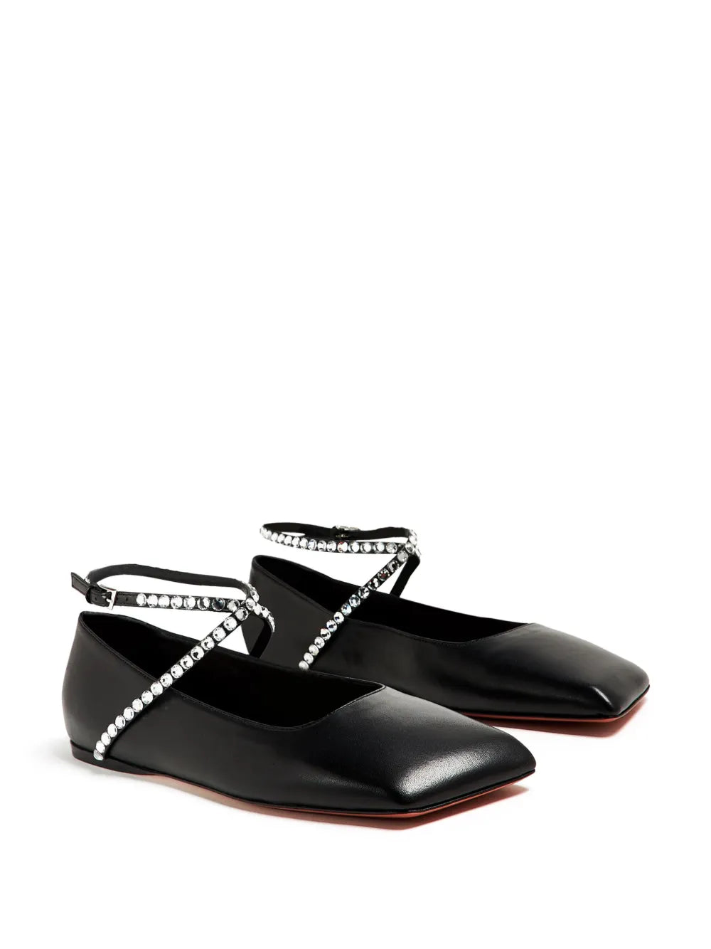 Amina Muaddi Ane ballet flats