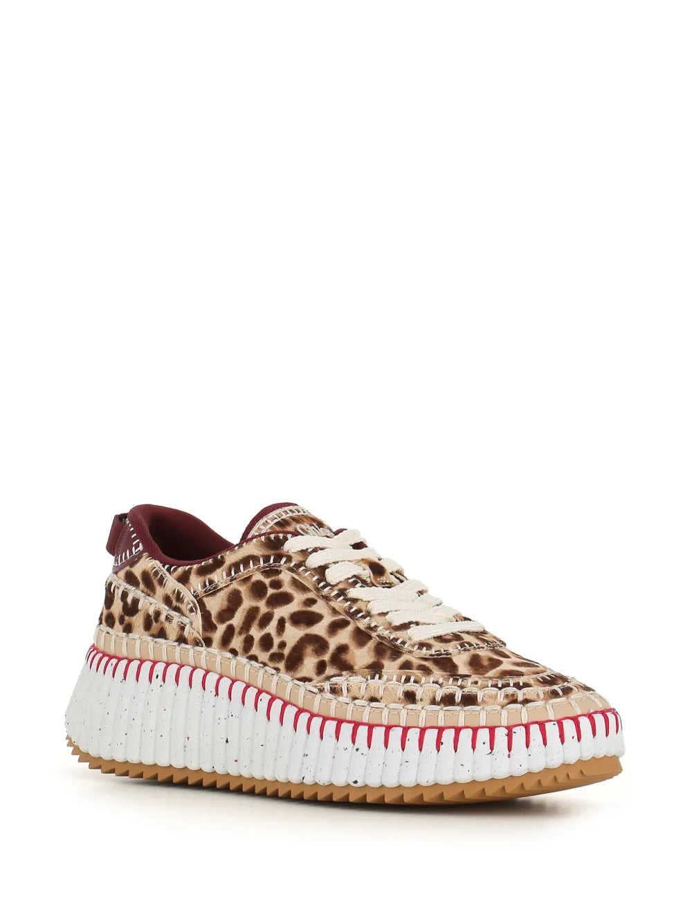 Chloé animal-print platform sneakers