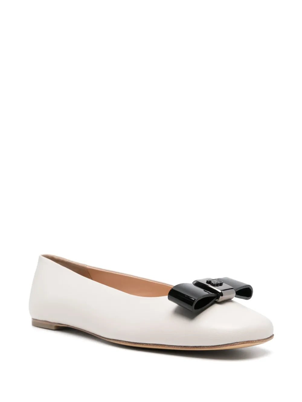 Casadei logo-plaque ballet flats