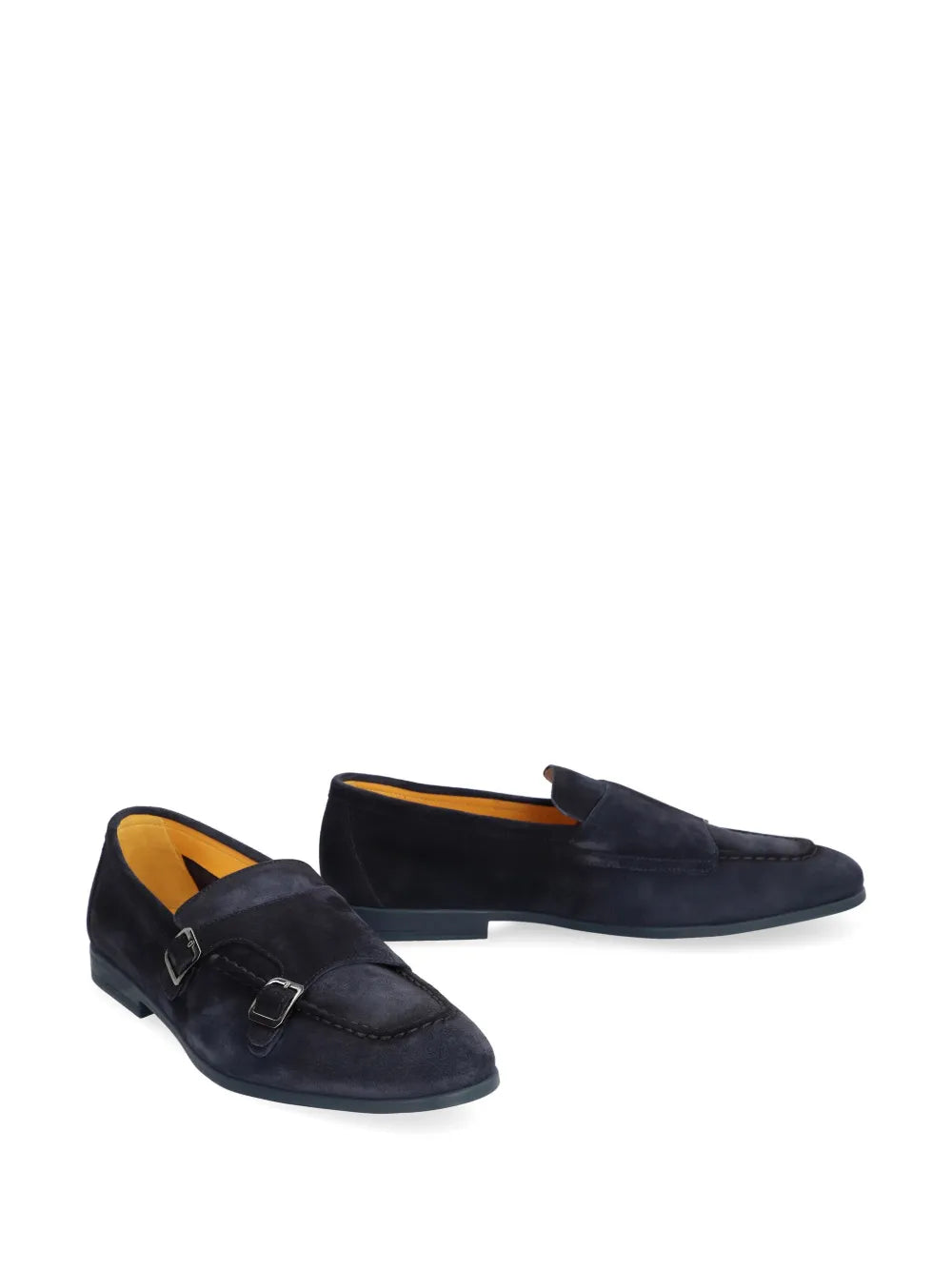 Doucal's Duke suede monk-strap loafers